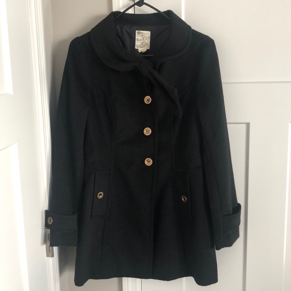 Women’s Black Pea Coat